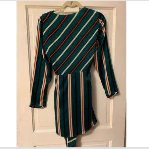 Zara Dresses - Zara Romper | Green & Striped | Sz M Zara Dresses - Zara Romper | Green & Striped | Sz M